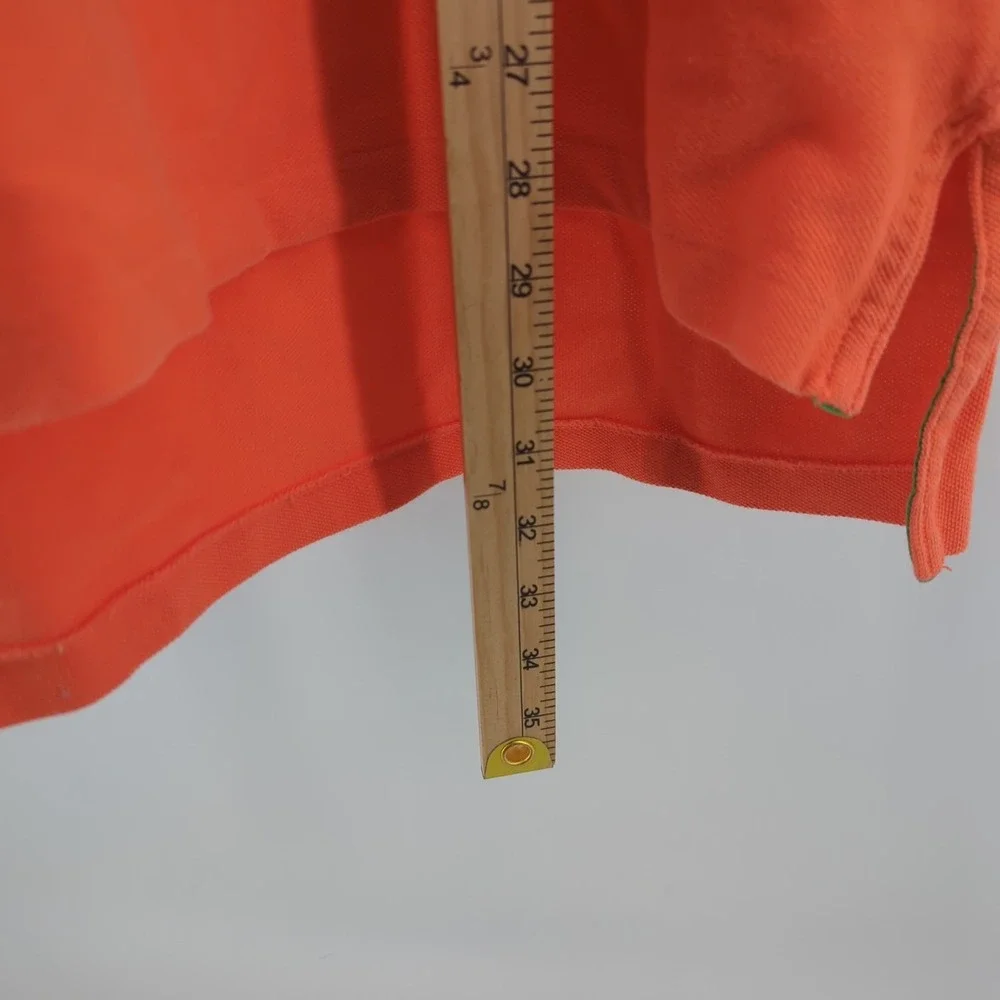 Polo Ralph Lauren Yacht Club Men's‎ Large Polo Shirt Orange Preppy PRL